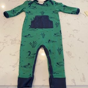 The Beaufort Bonnet Co. duck romper size 12-18 mo.